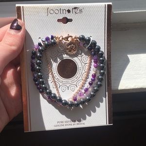 Footnotes elephant bracelet